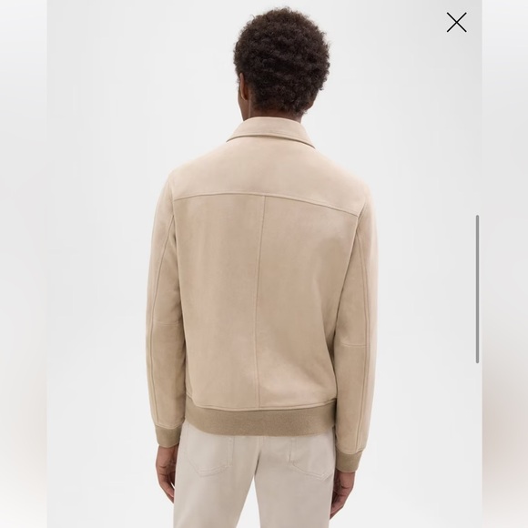 THEORY***Wyatt Zip SUEDE Jacket***Medium $1195 NWT - Picture 9 of 11